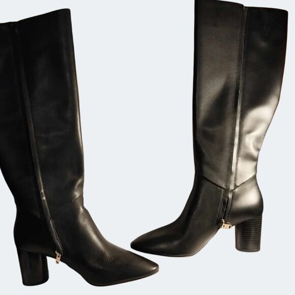 Coach Ingrid Black Leather Boots – Size 7.5 – New in Box - Picture 5 of 7